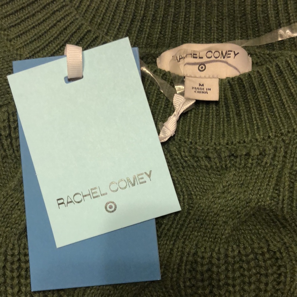 NWT Rachel Comey Green Crew Neck Sweater - Picture 4 of 4